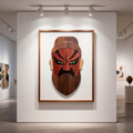 Guan Gong Mask Single‑Layer Laser Cut SVG File,Chinese Traditional Symbol Wood Engraving DXF Template For CNC