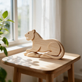 Chinese Zodiac Tiger Tabletop Figurine Laser Cut SVG DXF PDF | 3D Layered Wooden Desk Decor Template